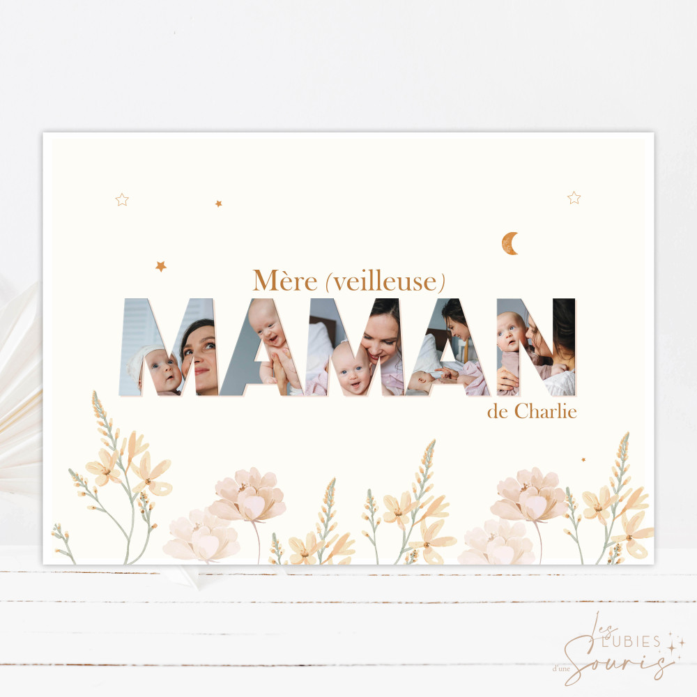 MÈRE(VEILLEUSE) | | AFFICHE ★ Maman de ....