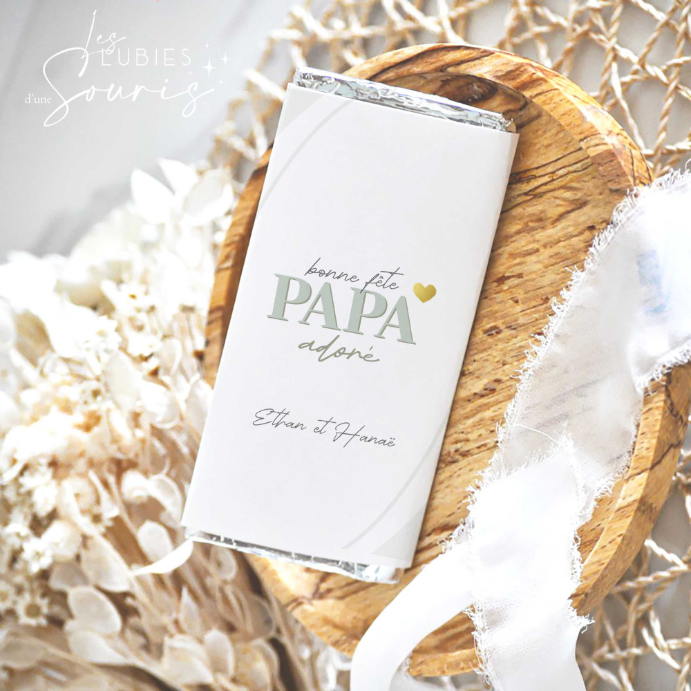 ★ PAPA ADORÉ | Tablette de chocolat