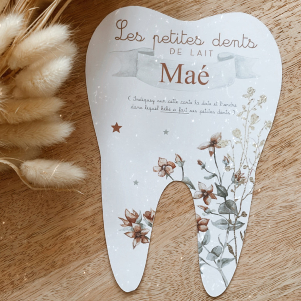 ★ Carte quenottes -  L'Éclat des Fleurs