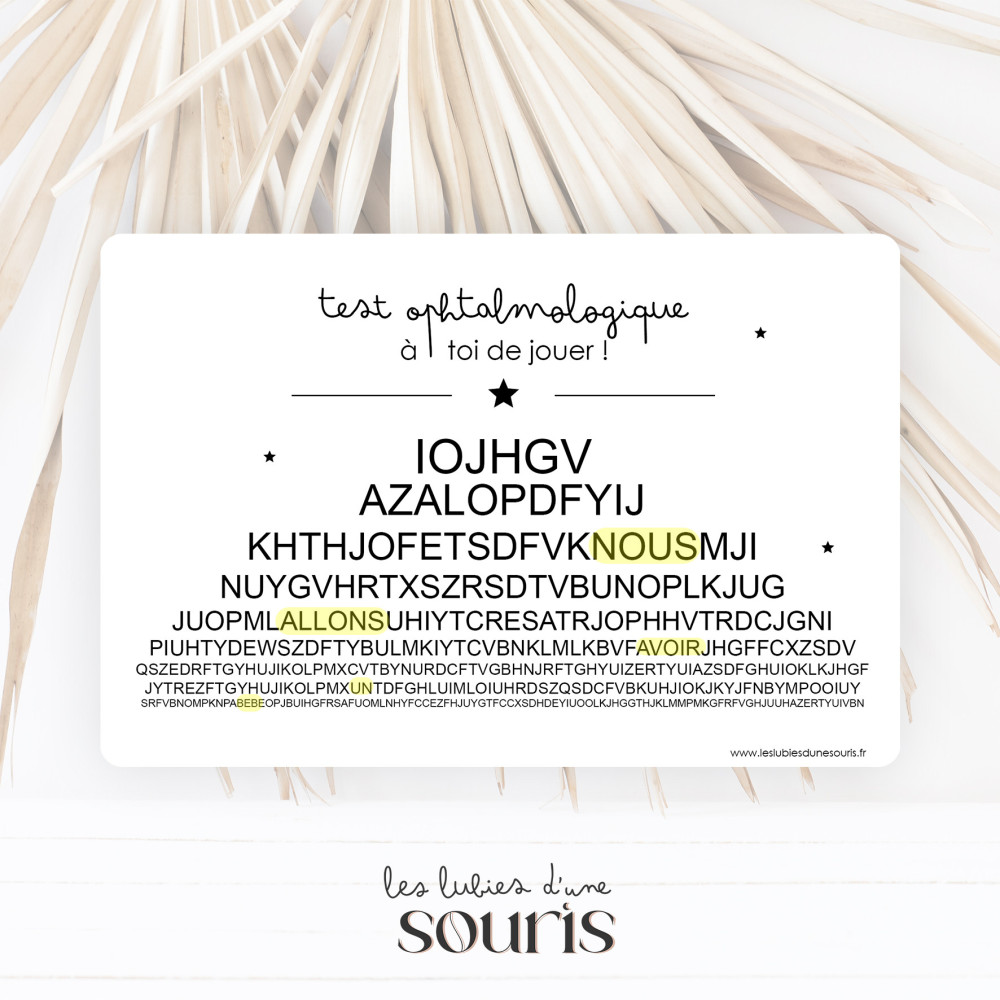 ★ Carte annonce | Mariage, bébé, parrain, marraine...