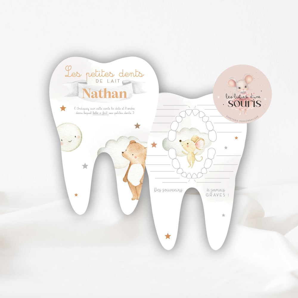 ★ Carte quenottes - Les amis célestes