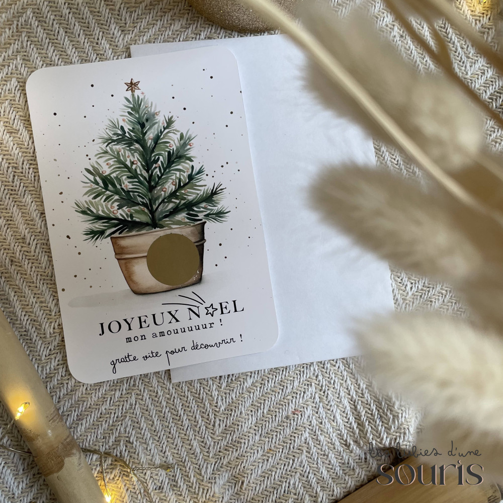 NOEL | Carte à gratter