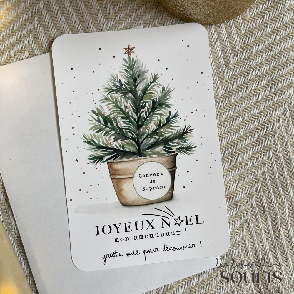 NOEL | Carte à gratter
