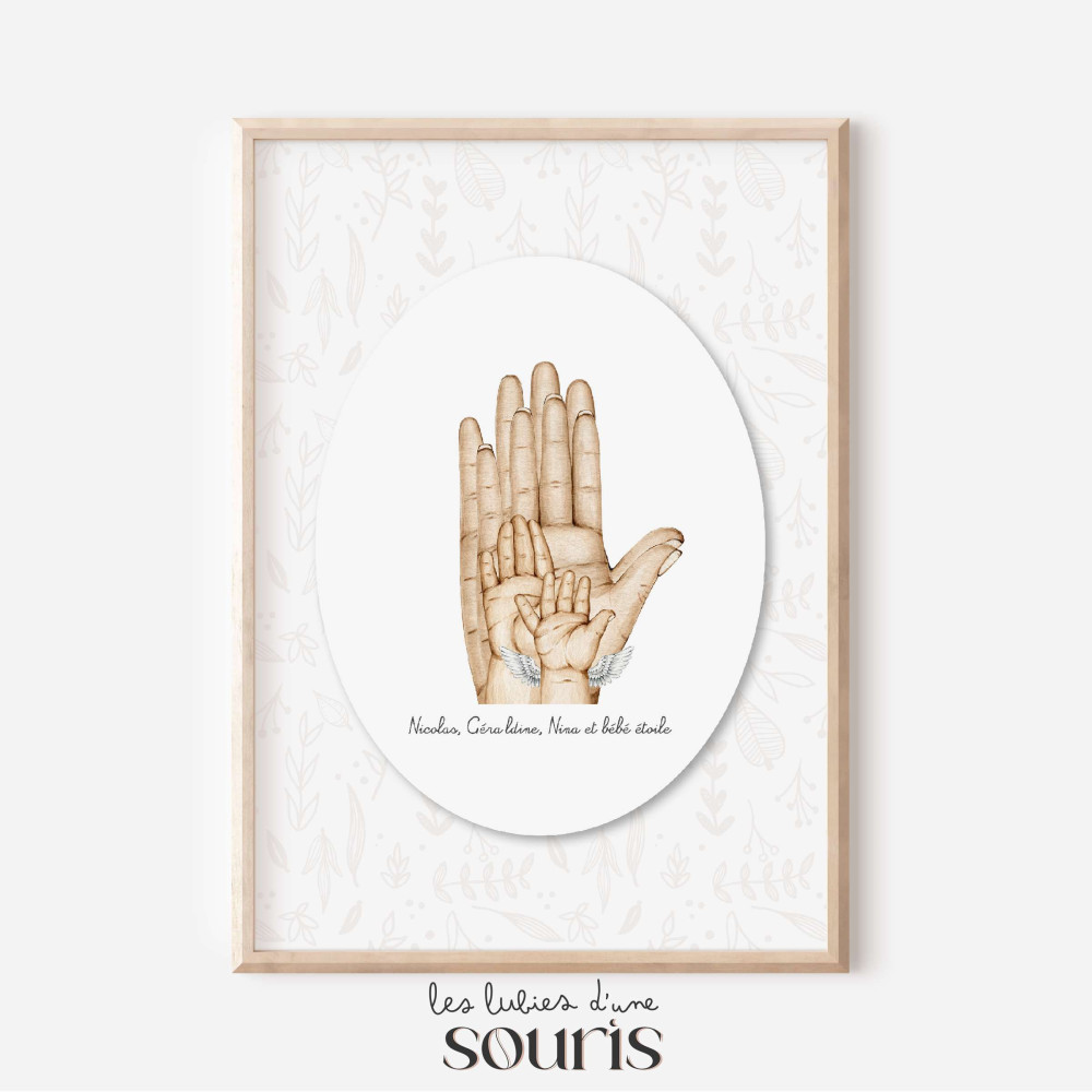 ★ Affiche | Empreintes d'Amour, les Mains qui Tissent votre Famille