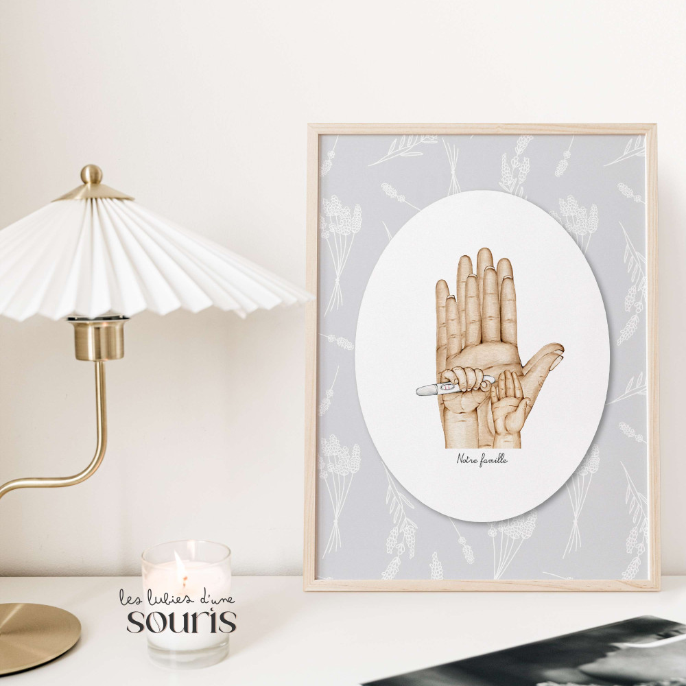 ★ Affiche | Empreintes d'Amour, les Mains qui Tissent votre Famille