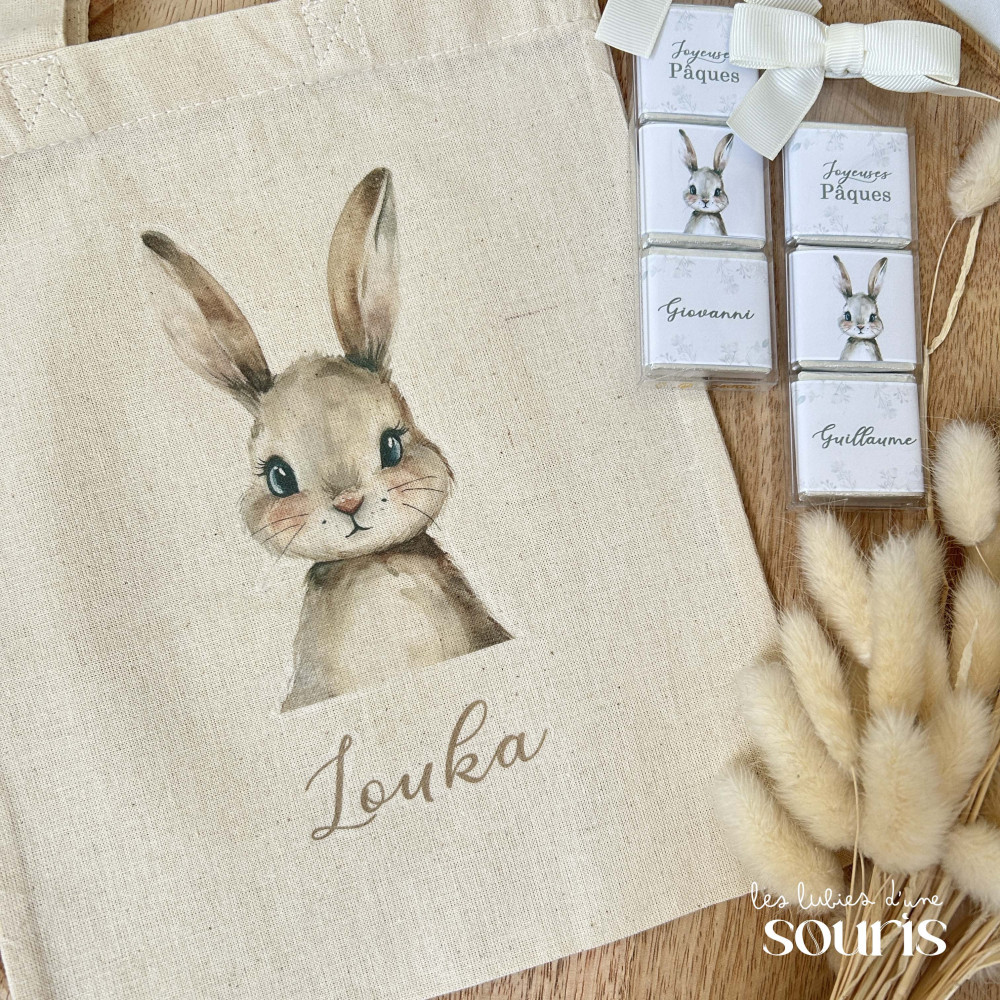 ★ PÂQUES | Sac de pâques personnalisé