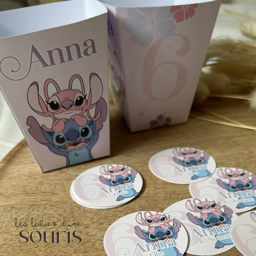 ★ Boites à Pop Corn - Thème personnalisable