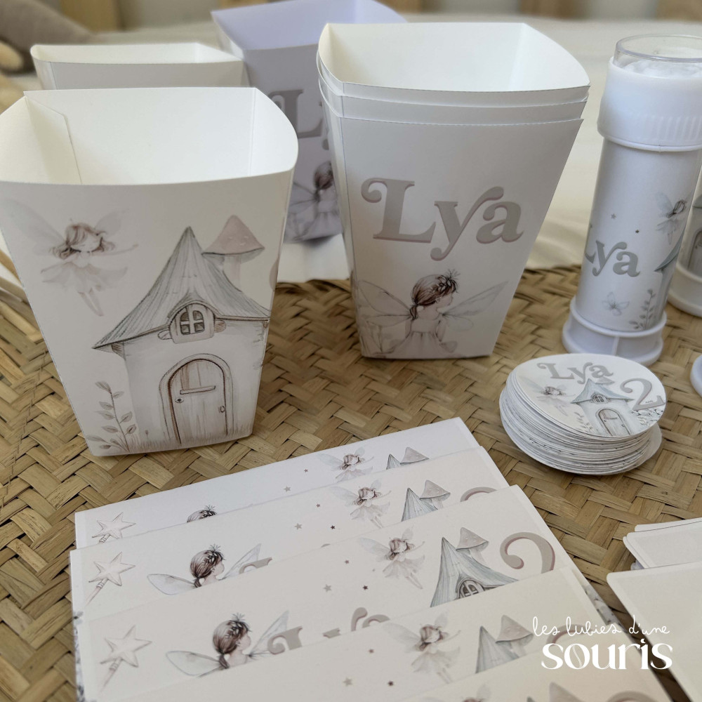 ★ Boites à Pop Corn - Thème personnalisable