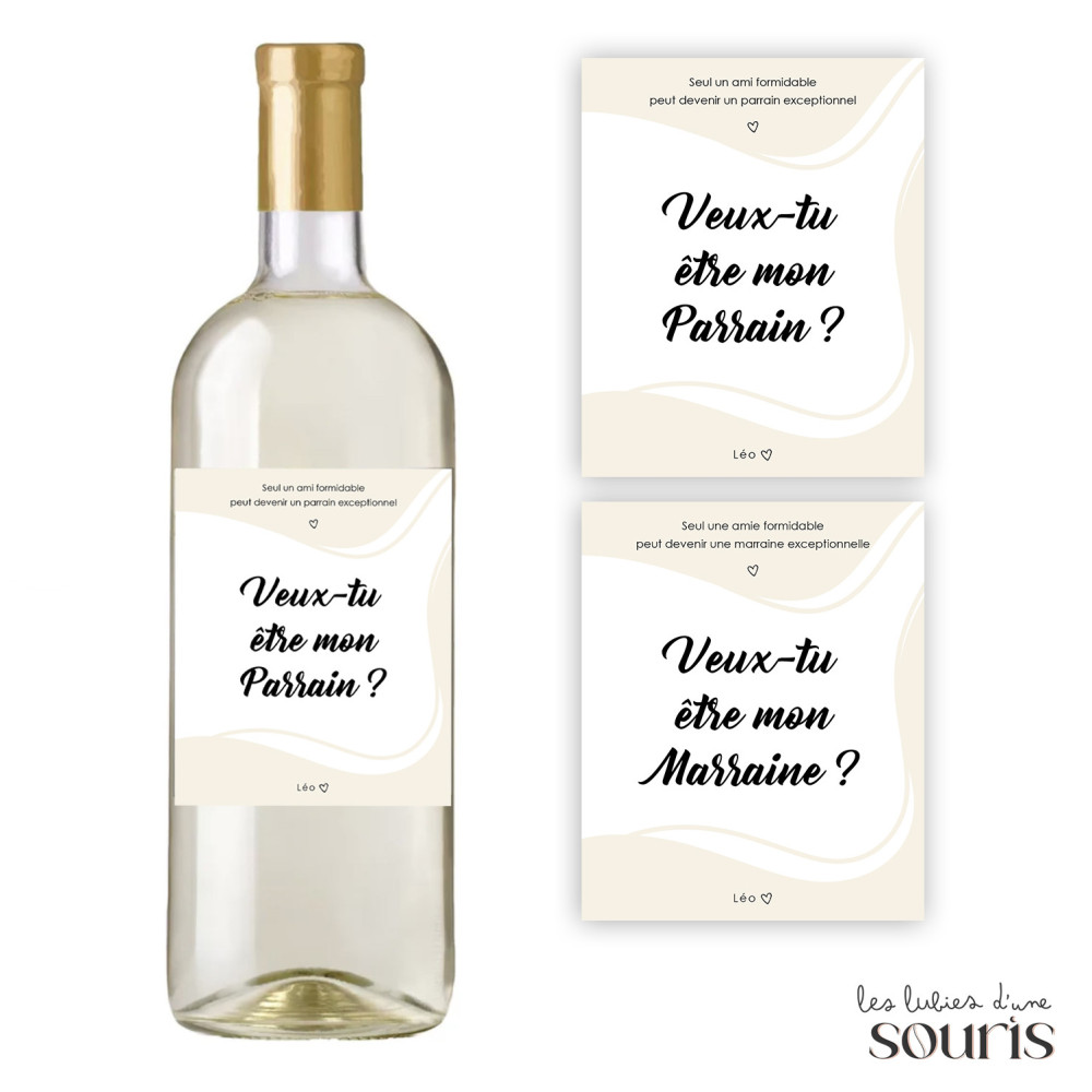 ★ Etiquette bouteille| Annonce, demande