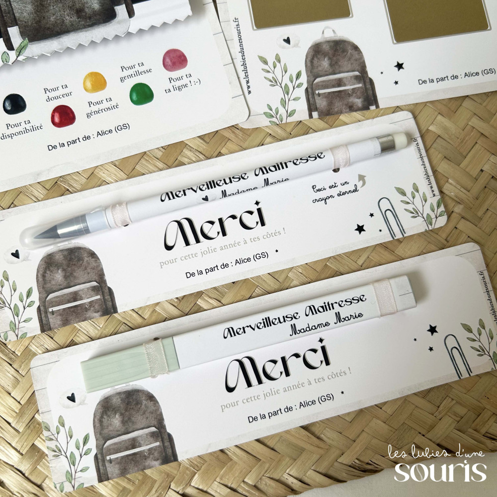 ★ Cadeau de fin d'année | Surligneur | Maitresse, Maitre, Atsem... 