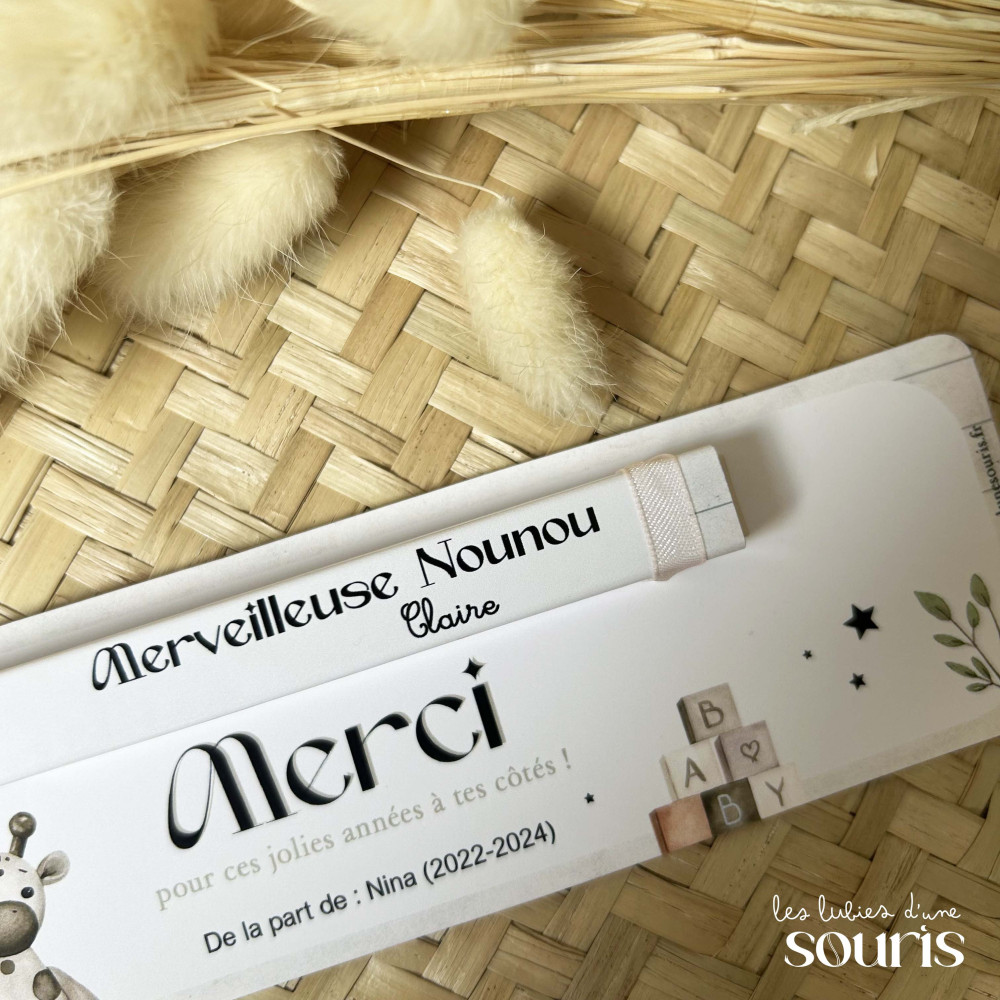 ★ Cadeau de fin d'année | Surligneur | Nounou, Crèche... 