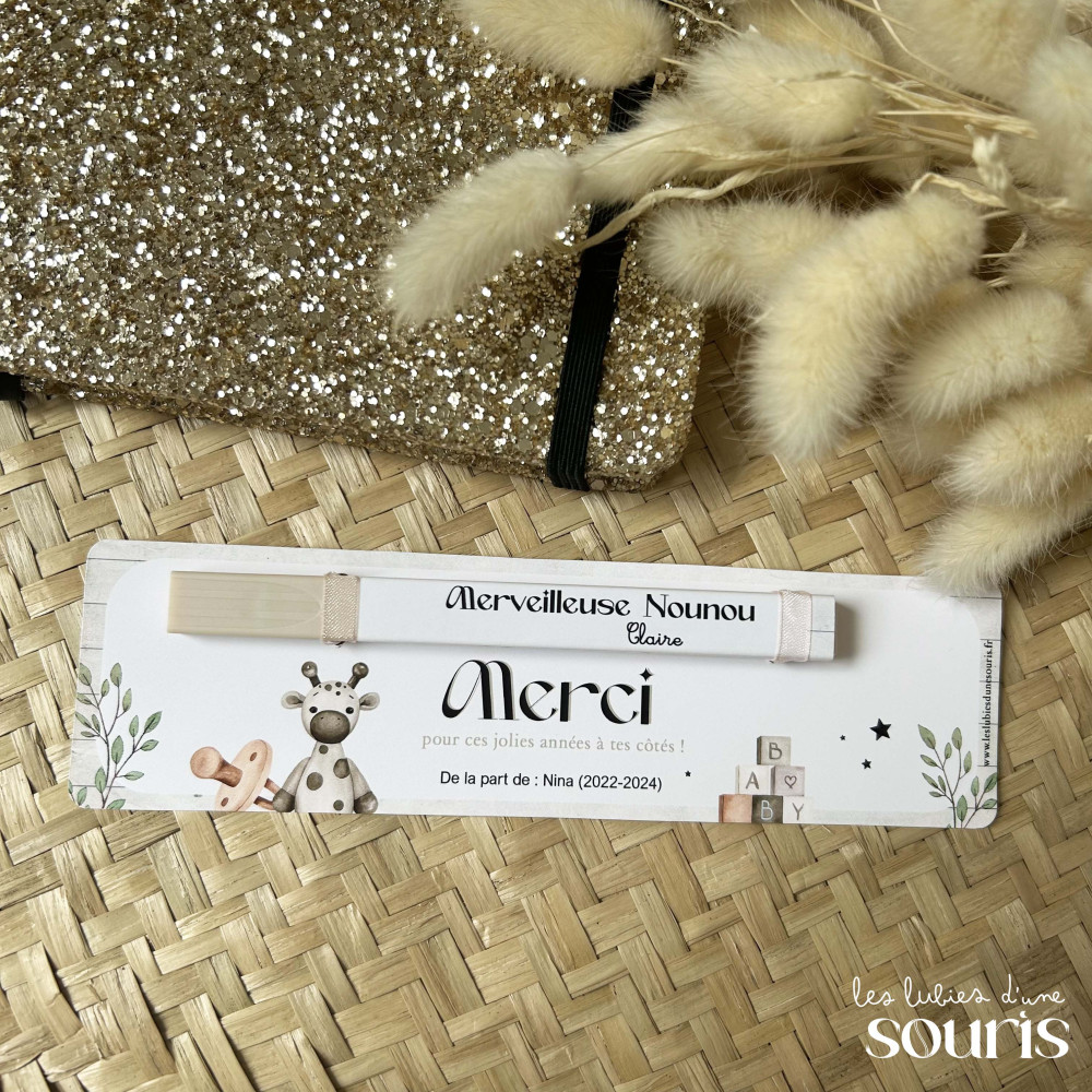 ★ Cadeau de fin d'année | Surligneur | Nounou, Crèche... 