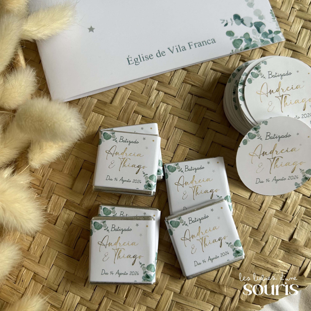 ★ Minis chocolats - Thème personnalisable
