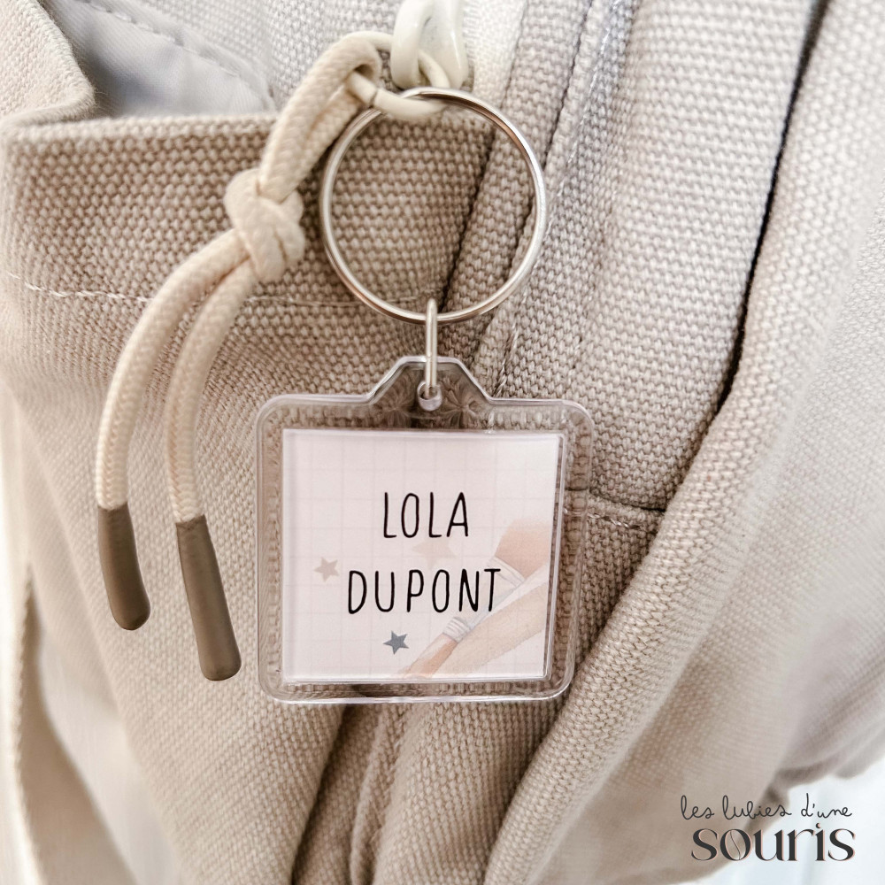 ★ Porte clé  - Rentrée scolaire