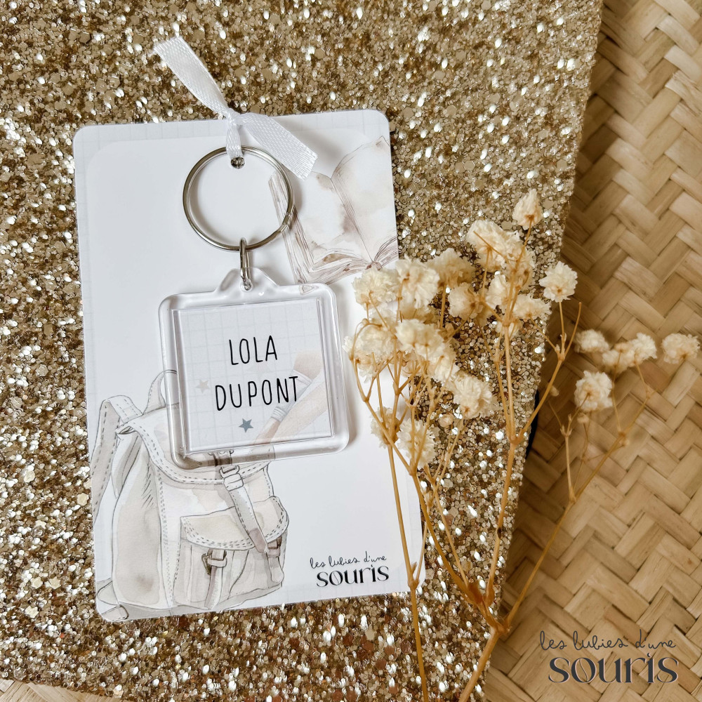 ★ Porte clé  - Rentrée scolaire