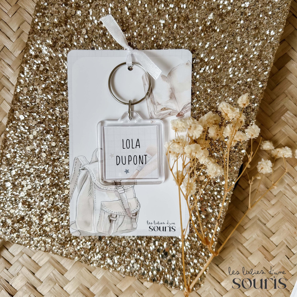 ★ Porte clé  - Rentrée scolaire