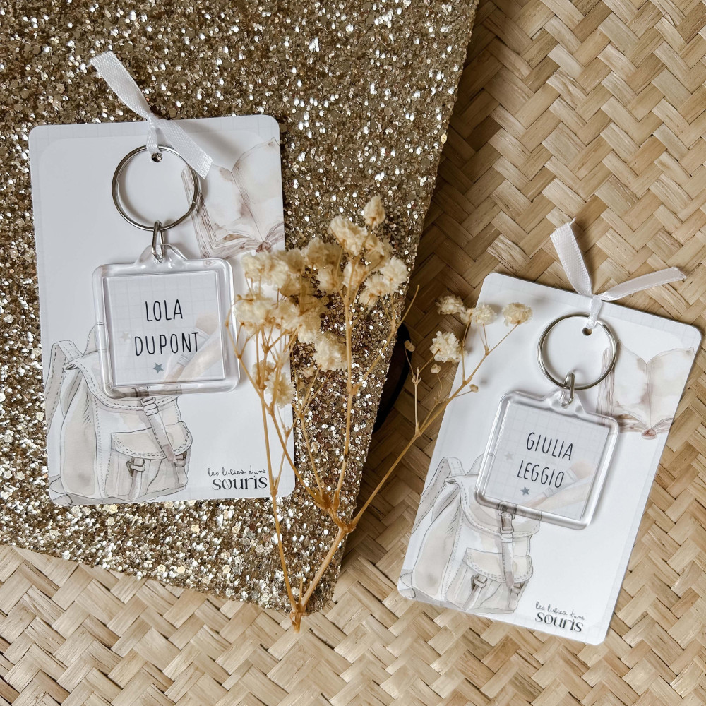 ★ Porte clé  - Rentrée scolaire