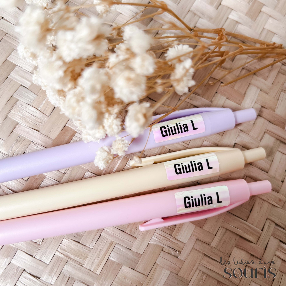 ★ Autocollants personnalisés x200 - Rentrée scolaire