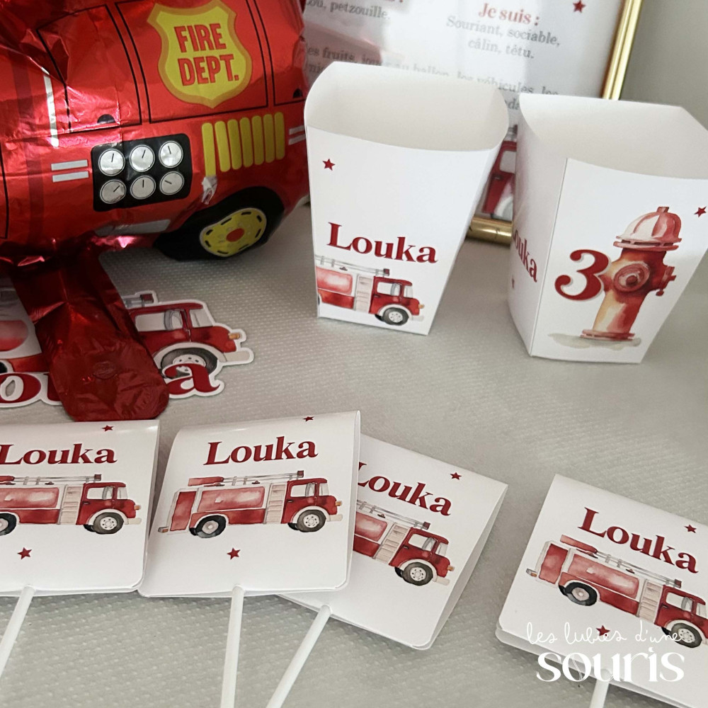 ★ Boites à Pop Corn - Thème personnalisable