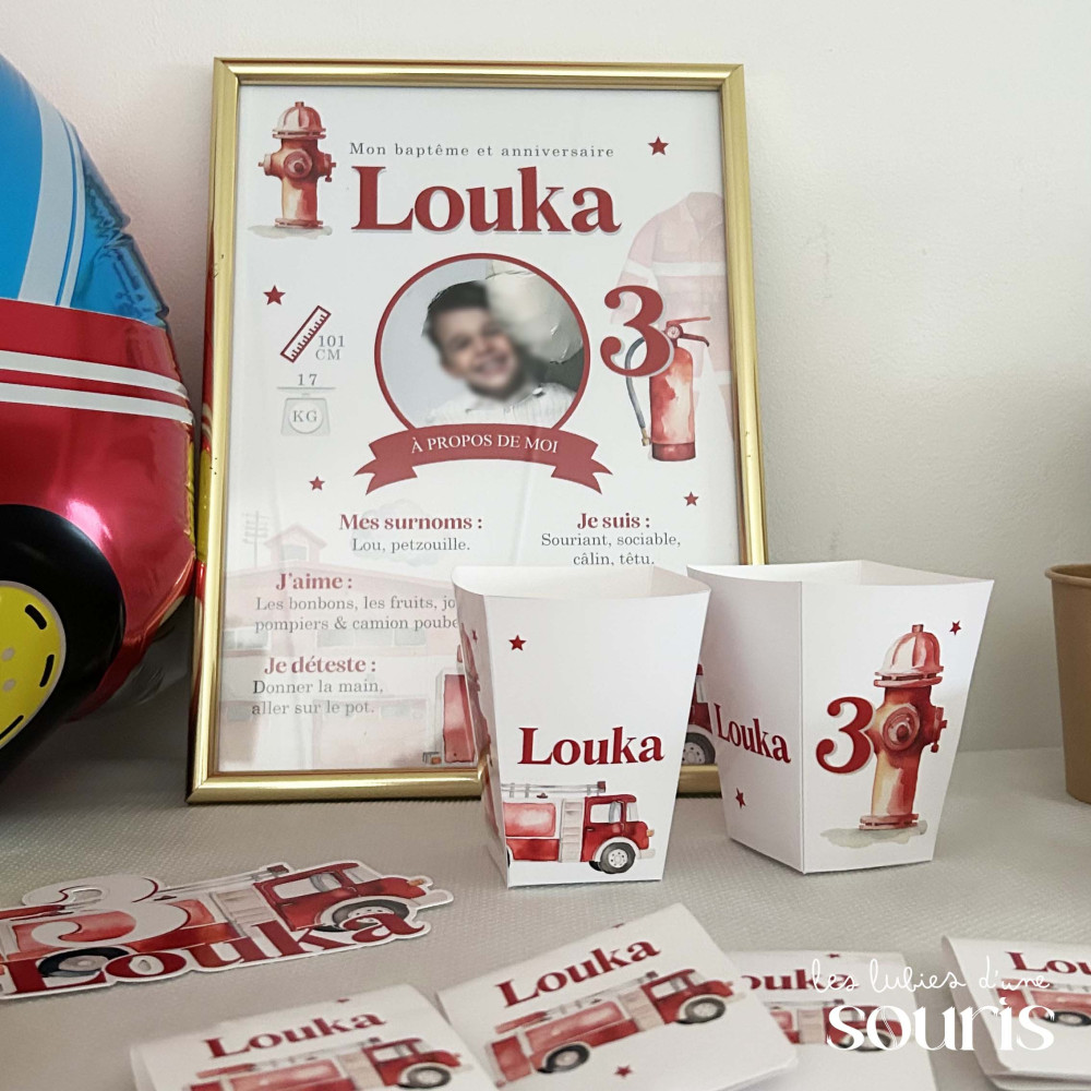 ★ Boites à Pop Corn - Thème personnalisable