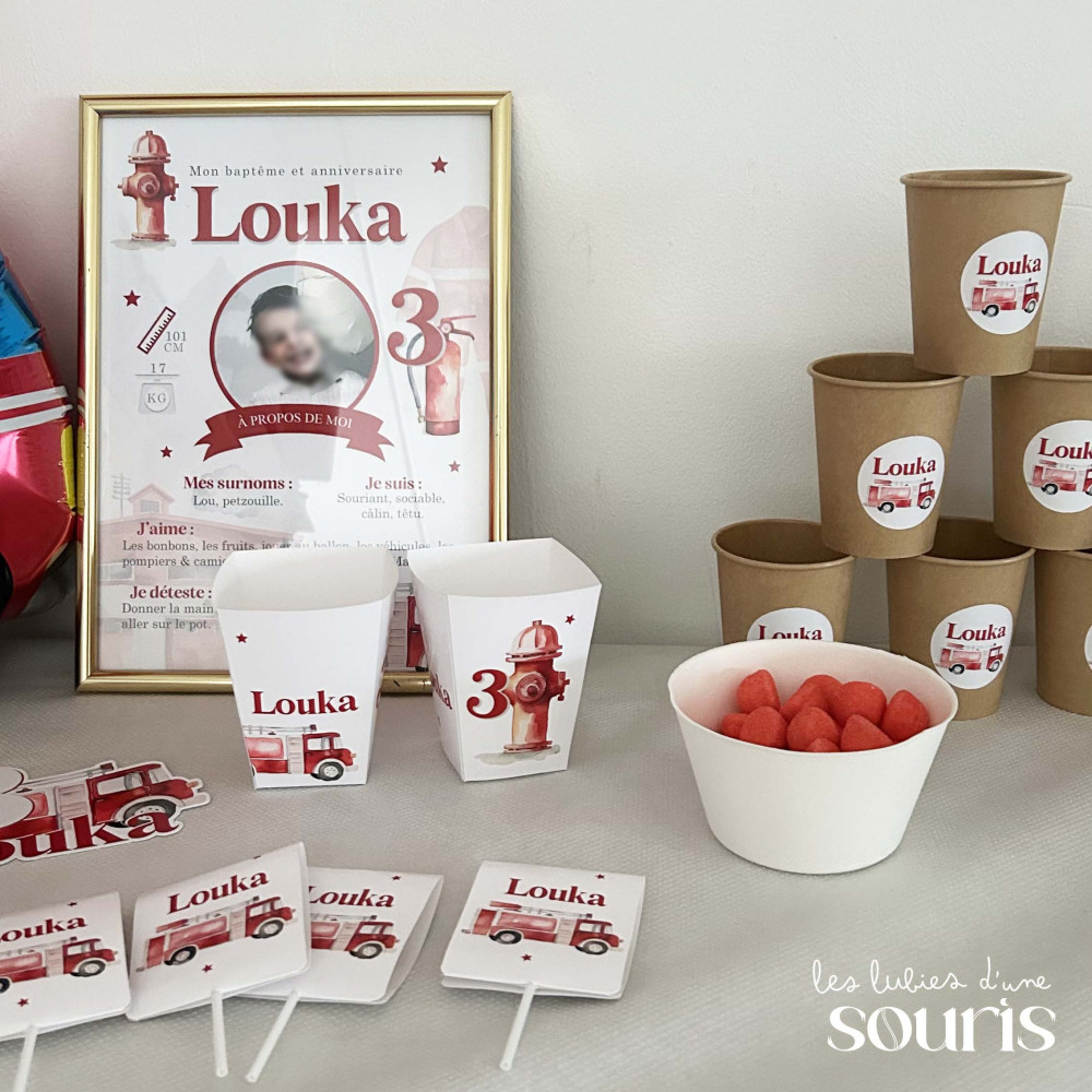 ★ Boites à Pop Corn - Thème personnalisable