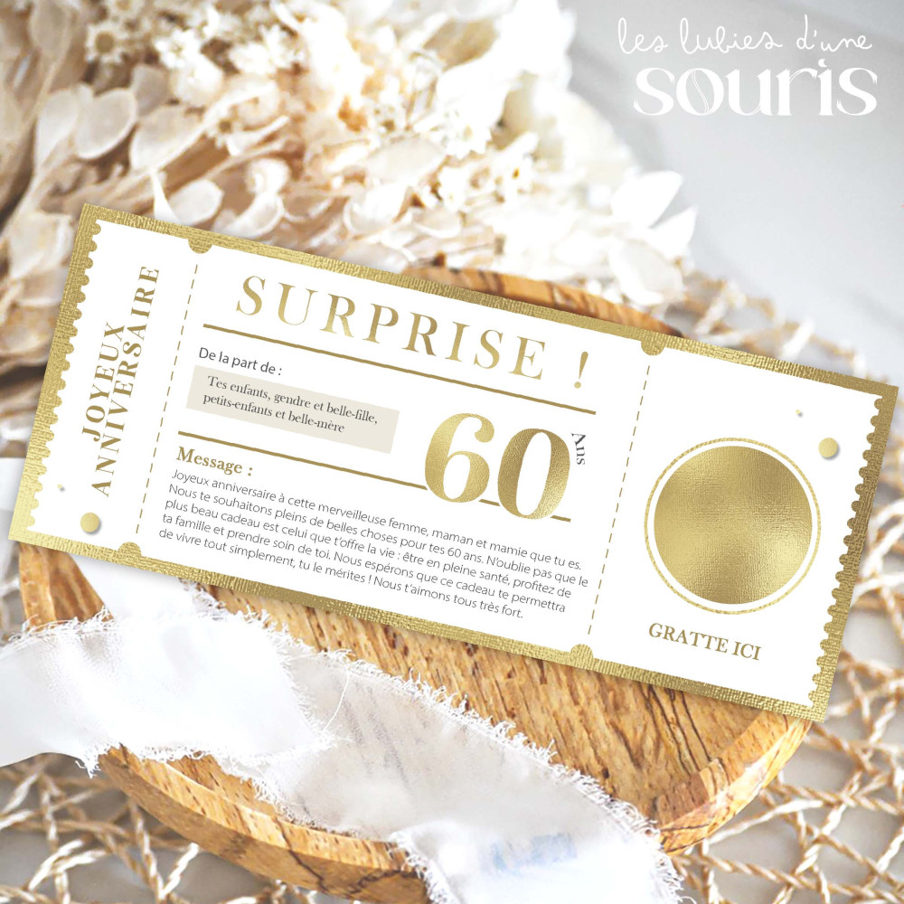★ Billet à gratter