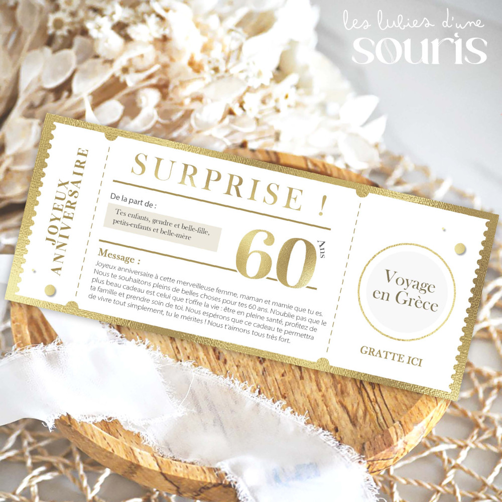 ★ Billet à gratter