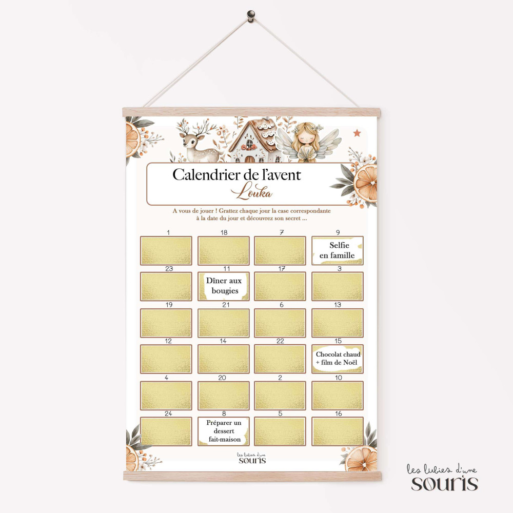 NOEL | Calendrier de l'avent à gratter