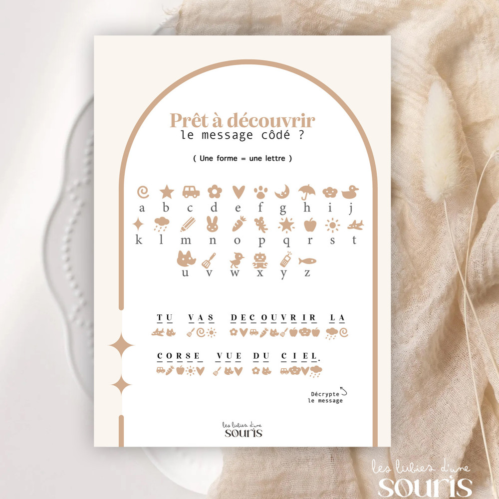 ★ Message à décoder | Texte au choix 