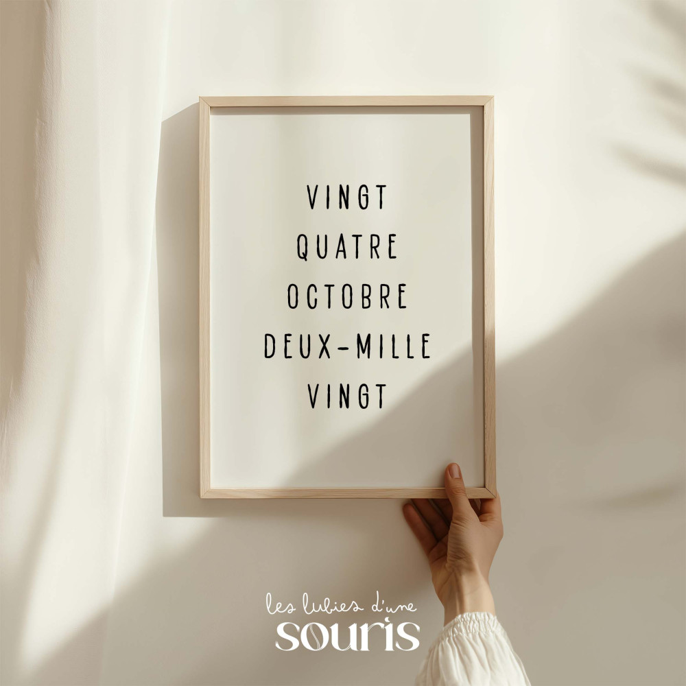 ★ Affiche - PRECIEUSE DATE ♡