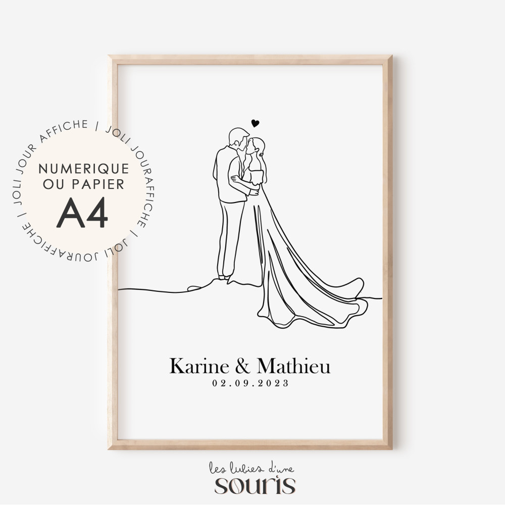 ★ Affiche | MARIAGE, JOLI JOUR