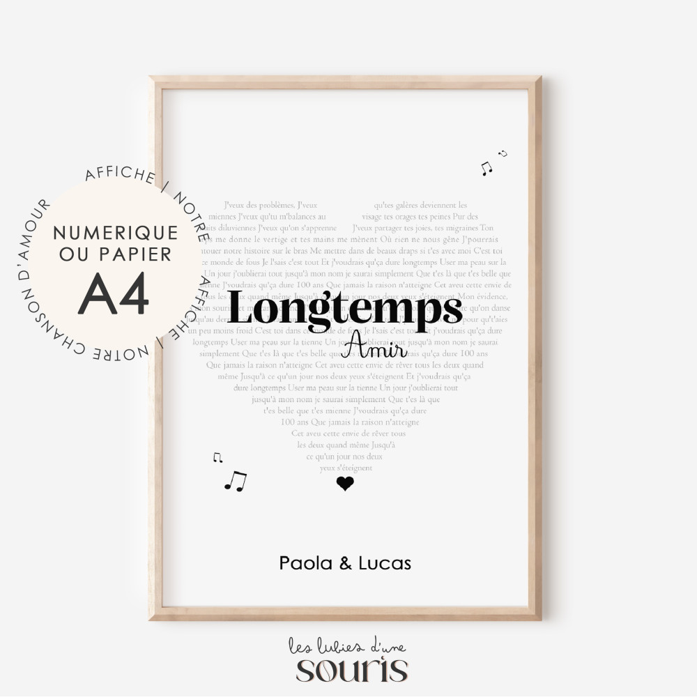 ★ Affiche - Notre chanson d'amour