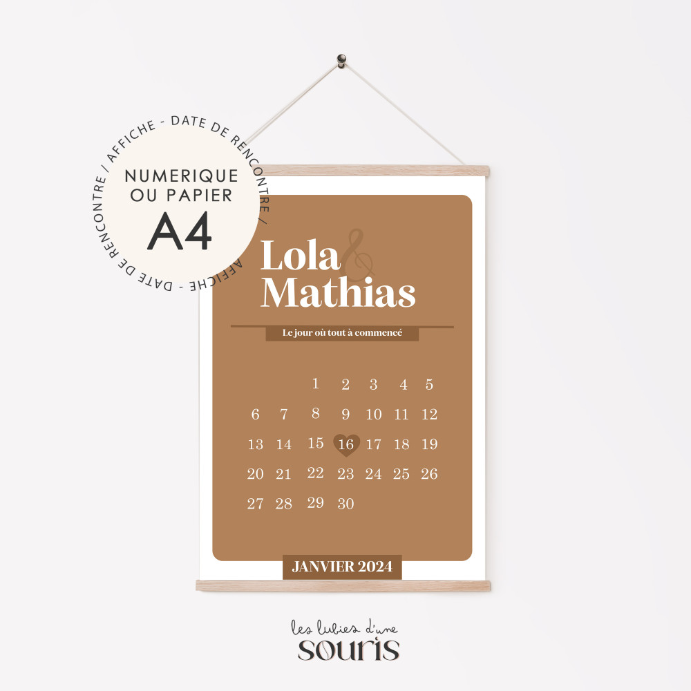 ★ Affiche - DATE DE RENCONTRE