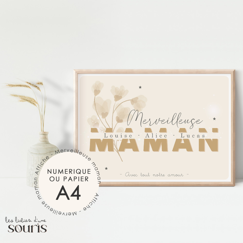 ★ Affiche - MERVEILLEUSE MAMAN