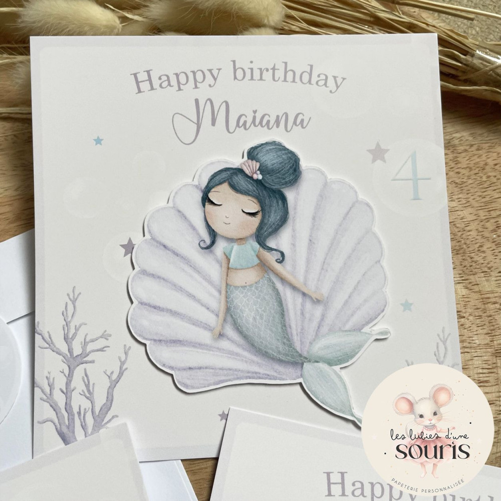 ★ Invitation & faire part | Format carré ou carte postale - avec RELIEF | Sur mesure