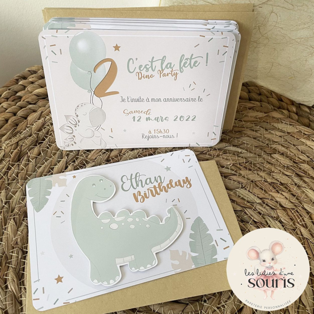 ★ Invitation & faire part | Format carré ou carte postale - avec RELIEF | Sur mesure
