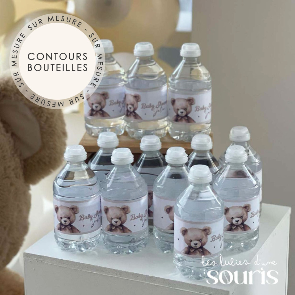 ★ Contours de bouteilles (x6) - Thème personnalisable / Sur mesure