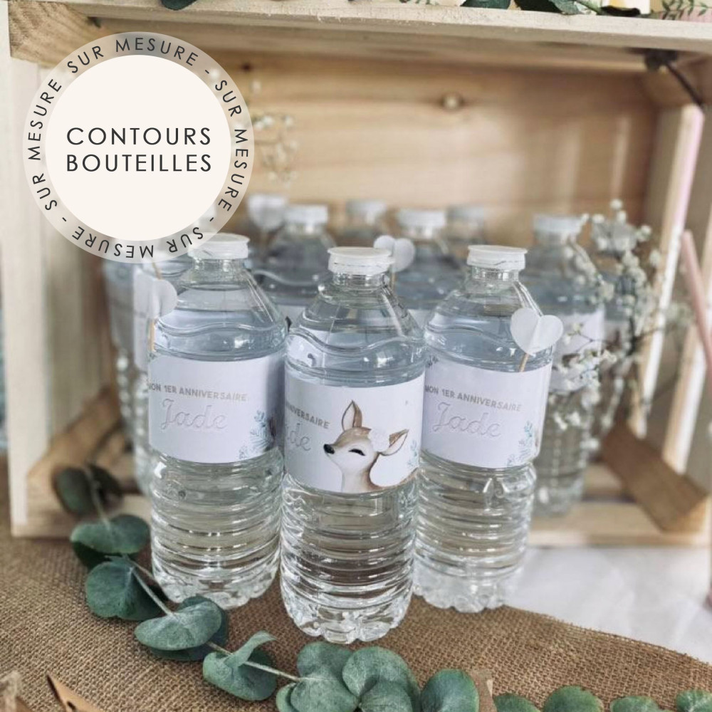 ★ Contours de bouteilles (x6) - Thème personnalisable / Sur mesure