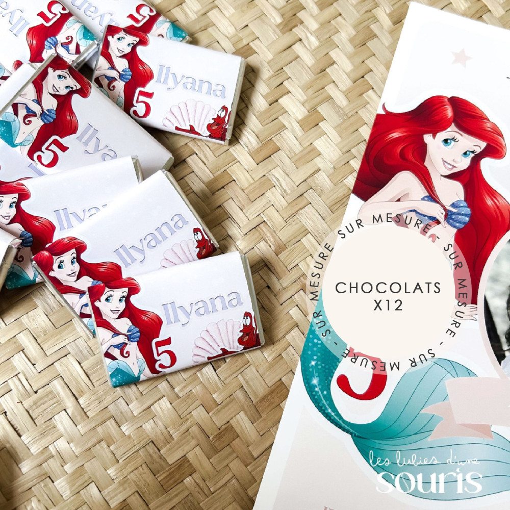 ★ Chocolat - Thème personnalisable (x12) / Sur mesure