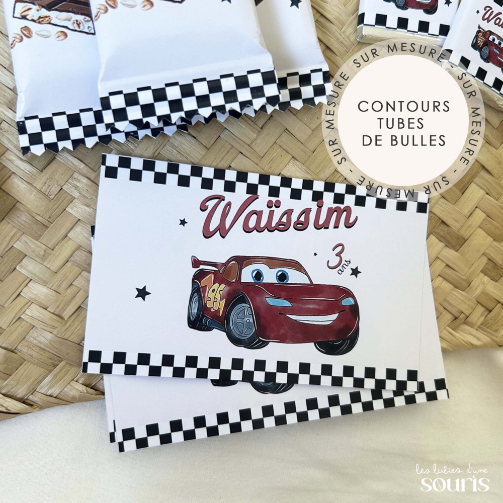 ★ Etiquettes pour flacons à bulles (x6) - Thème personnalisable. - Sur mesure