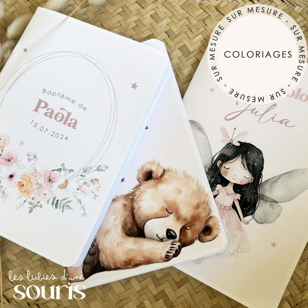 ★ Cahier de coloriage (x6) - Thème personnalisable