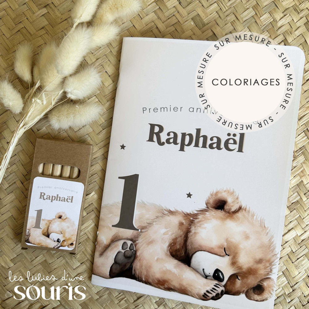 ★ Cahier de coloriage (x6) - Thème personnalisable