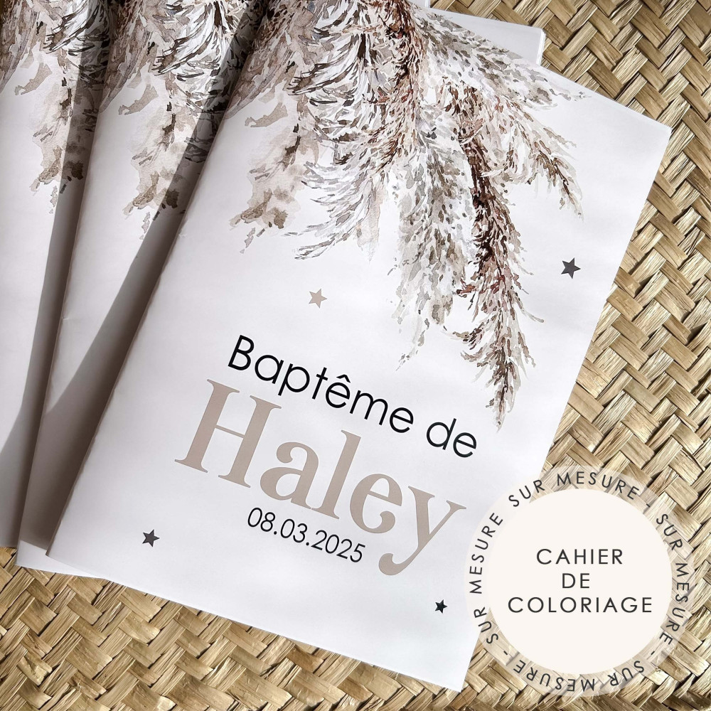 ★ Cahier de coloriage (x6) - Thème personnalisable