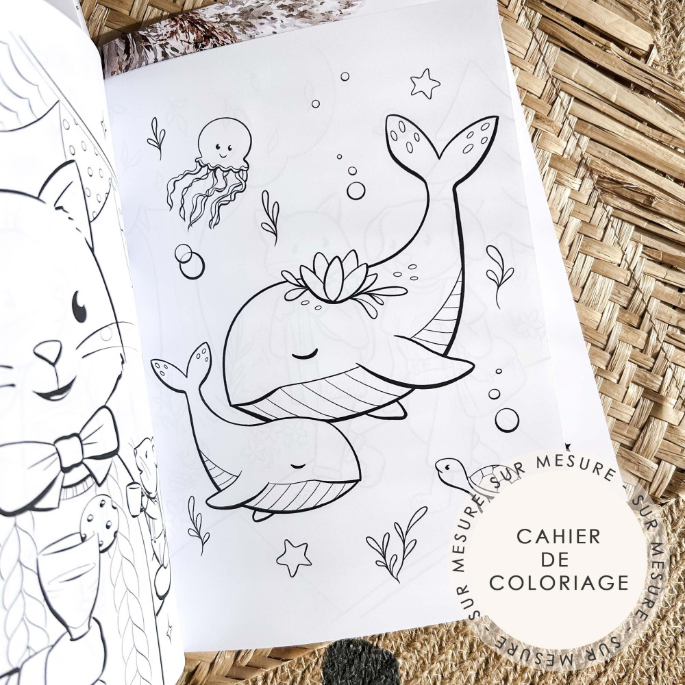 ★ Cahier de coloriage (x6) - Thème personnalisable