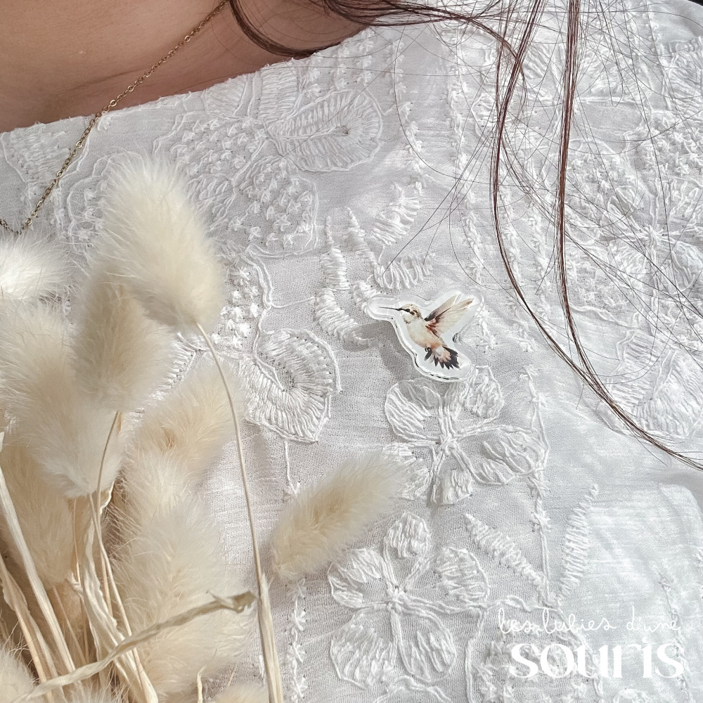 Pin’s Colibri – Porte-bonheur pour les mamans en parcours PMA 