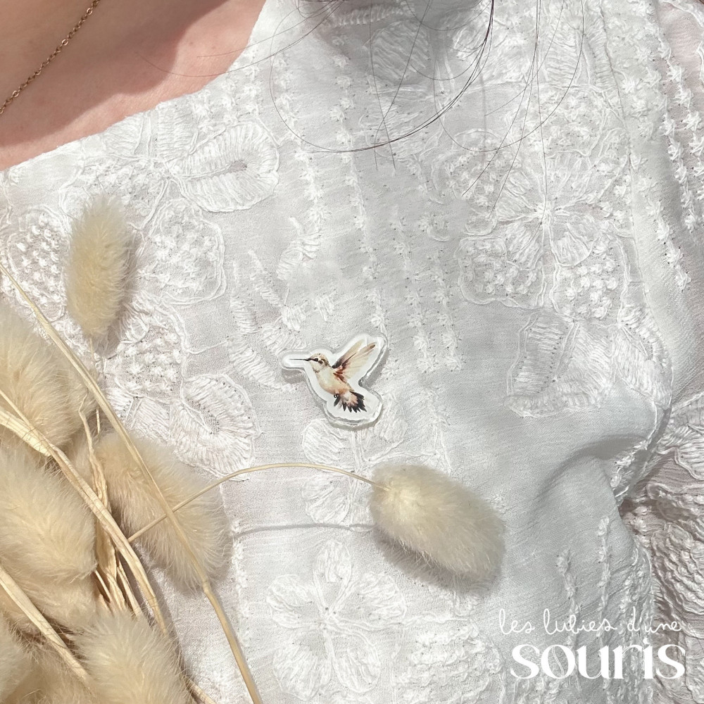 Pin’s Colibri – Porte-bonheur pour les mamans en parcours PMA 