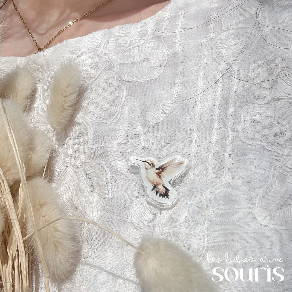 Pin’s Colibri – Porte-bonheur pour les mamans en parcours PMA 