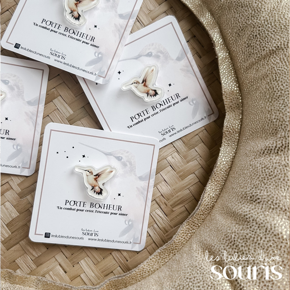 Pin’s Colibri – Porte-bonheur pour les mamans en parcours PMA 