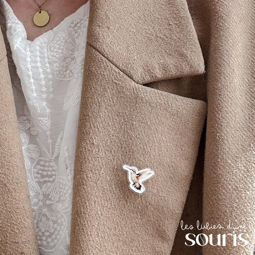 Pin’s Colibri – Porte-bonheur pour les mamans en parcours PMA 