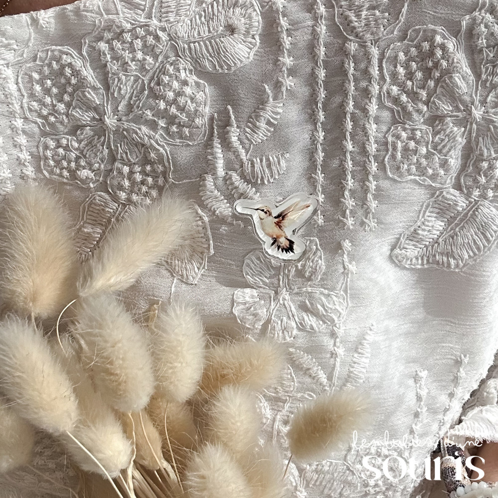 Pin’s Colibri – Porte-bonheur pour les mamans en parcours PMA 